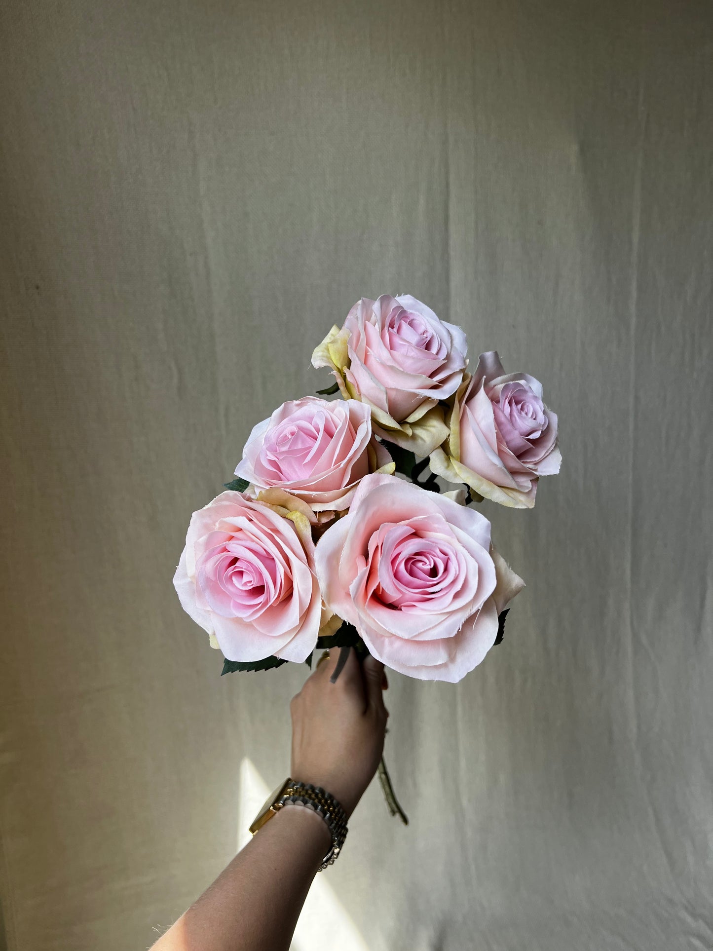 Roze rozen