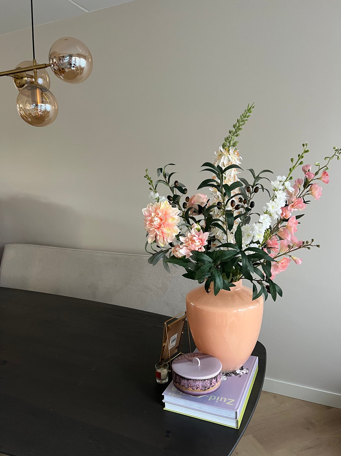 Boeket Peach / olive