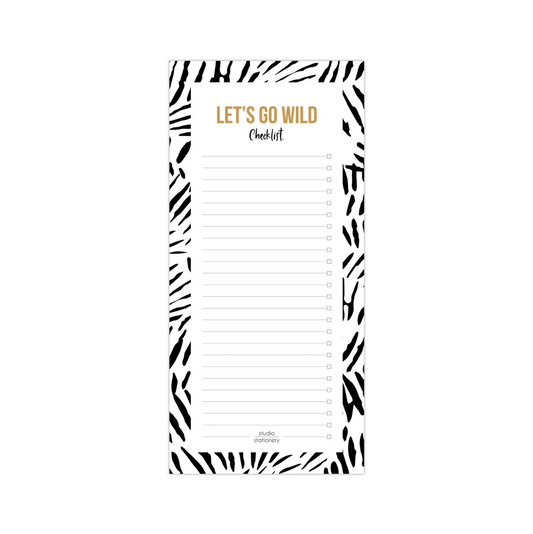 Noteblock checklist Let's go wild!